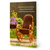 Im Alter werden die Sportgeräte bequemer